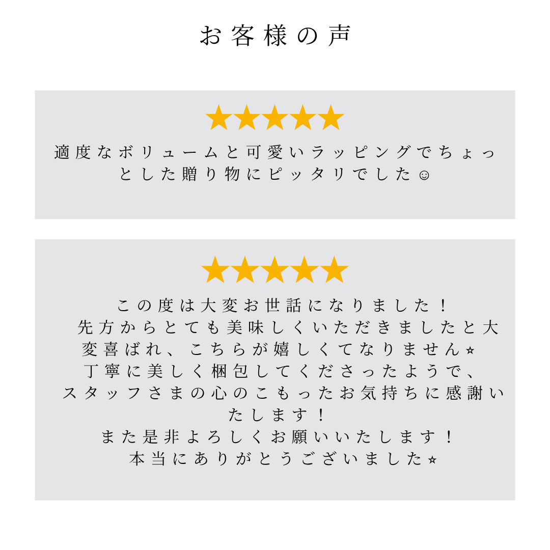 エシカルプチギフト  無添加