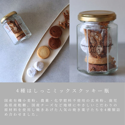 【送料無料】お試しセット バスク3種 レイヤーチーズケーキ クッキー瓶