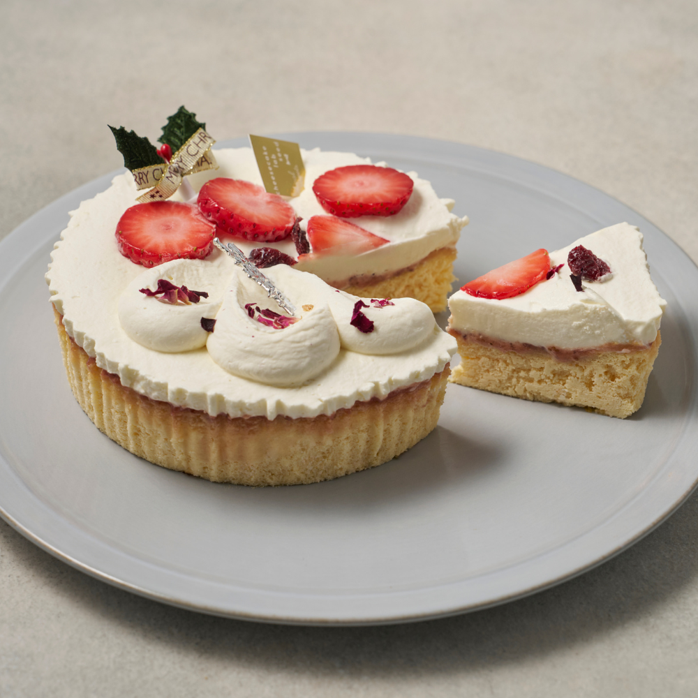 苺の純生ホワイトクリスマスチーズケーキ グルテンフリー
